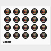 Level 26 Unlocked Video Game Controller Birthday M Ronde Sticker (Vel)