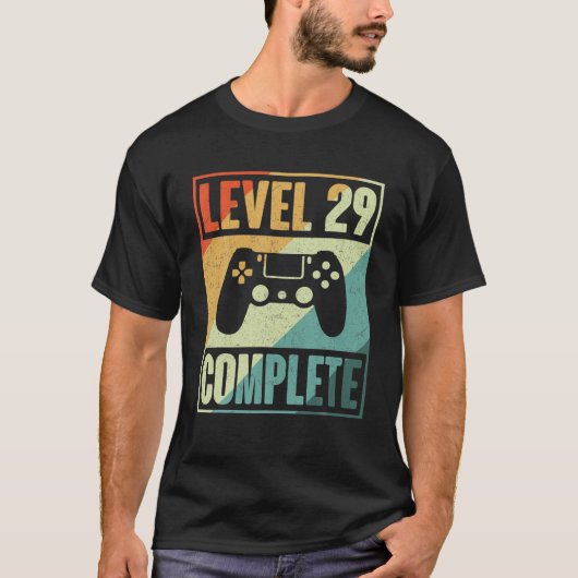 Level 29 Complete Video Gamer - 29Th Wedding Anive T-shirt (Voorkant)