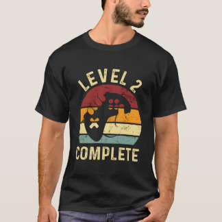 Level 2 Compleet 2 Jaar Jubileum 2e Huwelijk Voor T-shirt