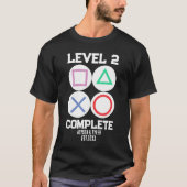 Level 2 Complete Gamer Koppel Matching T-shirt (Voorkant)