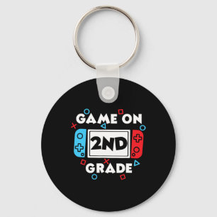 Level 2 Ontgrendeld Ck Naar School Gamer Ontwerp V Sleutelhanger