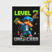 Level 2 Ontgrendeld Grappige Verjaardagsjongen Pix Kaart (Gele Bloem)