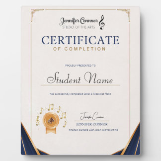 Level 2 Piano Plaquette Fotoplaat