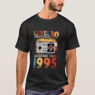 Level 30 Geweldige ontgrendeld sinds 1995 30e verj T-shirt