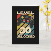 Level 30 Ontgrendeld Grappige Gaming Kaart (Gele Bloem)