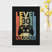 Level 30 Ontgrendeld Grappige Videospeler 30e Verj Kaart (Gele Bloem)