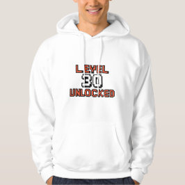 Level 30 ontgrendeld - Retro Gamer Verjaardag Hoodie