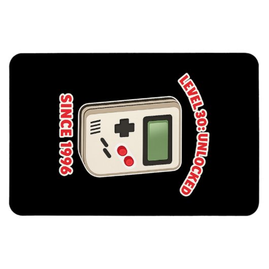 Level 30: Unlocked Since 1996 Magneet (Horizontaal)