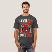 Level 33 Ontgrendeld Geweldig Sinds 1993 33ste Ver T-shirt (Voorkant volledig)