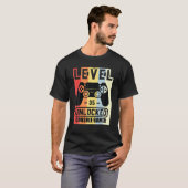 Level 35 Unlocked Console Gamer 35e verjaardag T-shirt (Voorkant volledig)