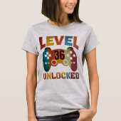 LEVEL 36 VRIJGESPEELD T-Shirt (Voorkant)