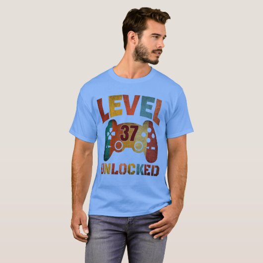LEVEL 37 VRIJGESPEELD T-shirt (Voorkant volledig)
