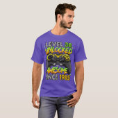 Level 38 Ontgrendeld Geweldig Sinds 1985 38e Verja T-shirt (Voorkant volledig)