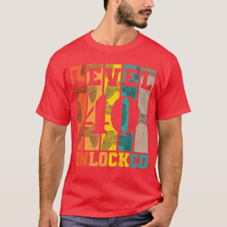 Level 40 Ontgrendeld 40e Verjaardag Gamen Gamer Jo T-shirt