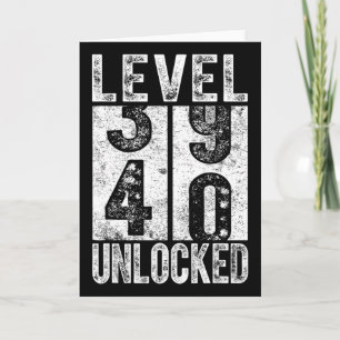 Level 40 Ontgrendeld Grappig Gelukkig 40e Level Ve Kaart