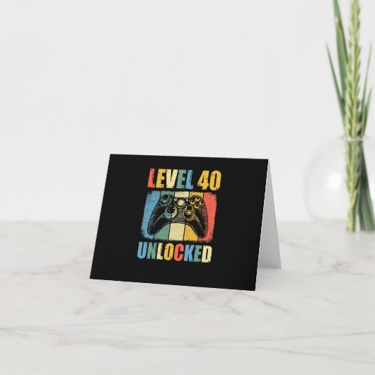 Level 40 ontgrendeld kaart (Voorkant)