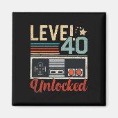 Level 40 Ontgrendeld Video Game Controller 40ste V Magneet (Voorkant)