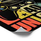 Level 40 ontgrendeld videogame 40e verjaardag Game Poster (Hoek)