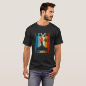 Level 40 ontgrendelde videogamecontroller 40 t-shirt (Voorkant volledig)