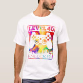 Level 40 videogame 40e t-shirt (Voorkant)