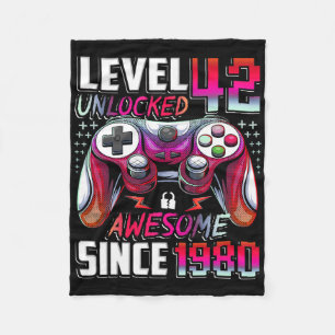 Level 42 Ontgrendeld Geweldig Sinds 1980 42ste Ver Fleece Deken