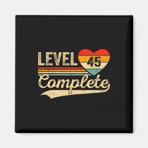 Level 45 Compleet 45 Jaar Videospeler Huwelijksaan Magneet