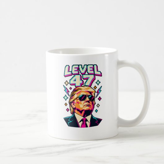 Level 47 Neon Arcade Koffiemok (Rechts)