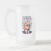 Level 47 Neon Arcade Tweezijdig Matglas Bierpul (Links)