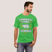 Level 49 Ontgrendeld Legende 49e Verjaardag G T-shirt (Voorkant volledig)