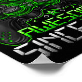 Level 4 Unlocked 4 Year Old Boys 4th Birthday Boy Poster (Hoek)