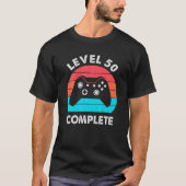 Level 50 Complete Video Gamer - 50Th Wedding Anive T-shirt (Voorkant)