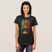 Level 50 Shirt zonder vergrendeling Funny Video Ga (Voorkant volledig)