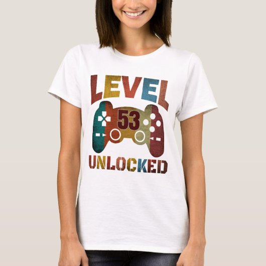 LEVEL 53 VRIJGESPEELD T-Shirt (Voorkant)