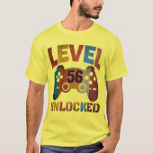 LEVEL 56 ONTGRENDELD T-Shirt (Voorkant)