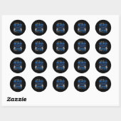 Level 5 Ontgrendeld Cadeaus voor 5-jarige jongens Ronde Sticker (Vel)