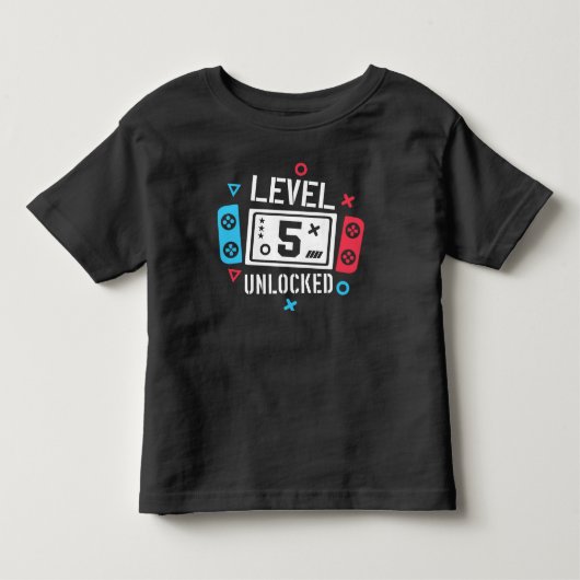 Level 5 Ontgrendeld Shirt Gamer (Voorkant)
