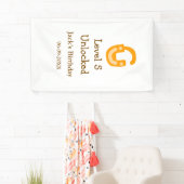 Level 5 unlocked lock orange brown happy birthday  spandoek (Insitu)