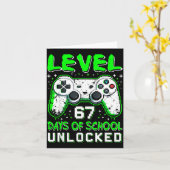 Level 67 Days Of School Unlocked Boys 67th Day Of  Kaart (Gele Bloem)