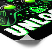 Level 67 Days Of School Unlocked Gamer Video Funny Poster (Hoek)