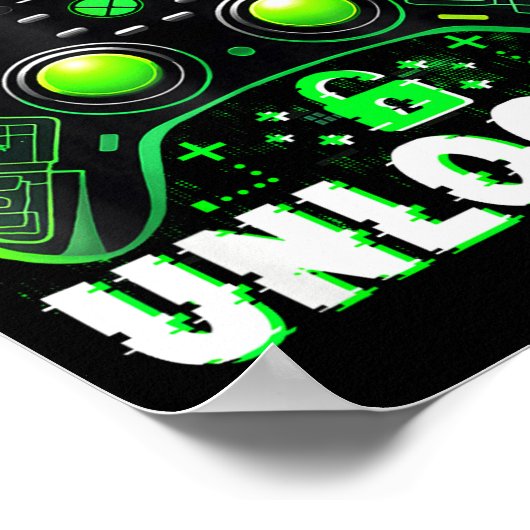 Level 67 Days Of School Unlocked Gamer Video Funny Poster (Hoek)