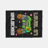 Level 67 Ontgrendelde Gaming School Meme Zes Zeven Fleece Deken (Voorkant (Horizontaal))
