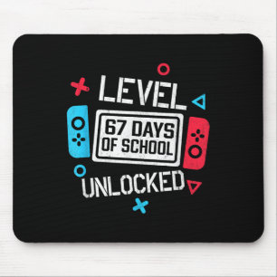 Level 67 School dagen vrijgespeeld Gamer Video Gra Muismat