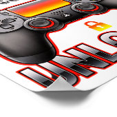 Level 67e dagen van school ontgrendeld Gamer Video Poster (Hoek)