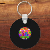 Level 6 7 Gaming Pixel Art Zes Zeven Gamers  Sleutelhanger (Voorkant)