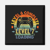 Level 6 Complete 6 Anniversary Gift 6th Wedding An Magneet (Voorkant)