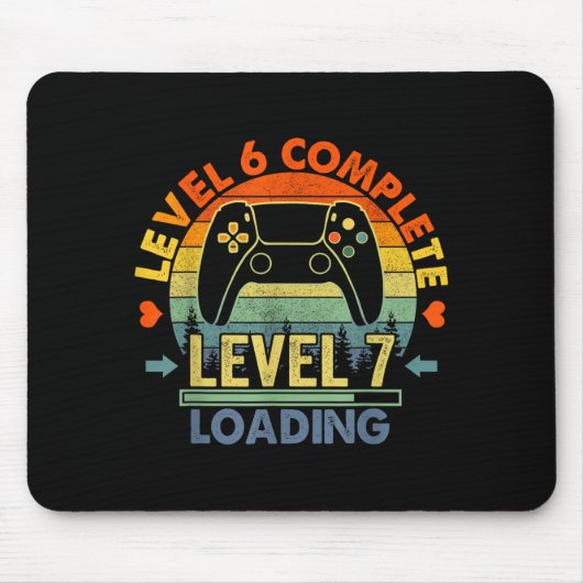 Level 6 Complete 6 Anniversary Gift 6th Wedding An Muismat (Voorkant)