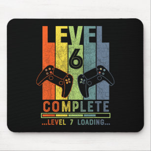 Level 6 Complete Gamer Cadeau 6 Jaar Huwelijksjubi Muismat