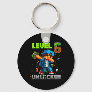 Level 6 Ontgrendeld Grappige Verjaardag Jongen Pix Sleutelhanger