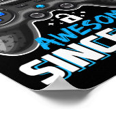 Level 6 vrijgespeeld Geweldig sinds 2014 Videogame Poster (Hoek)