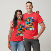 Level 7 Ontgrendeld 7 Jaar Oude Videogamer 7e Verj T-shirt (Unisex)